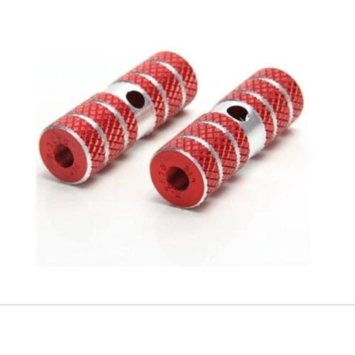 Aluminum Alloy Foot Stand Stunt Pegs BMX Mountain Road Bike Bicycle Front Rear Wheel Axis Axle Cylinder Pedal
