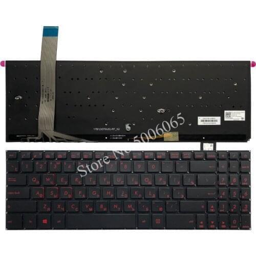 Russian backlit Laptop Keyboard For ASUS R570U/R570UD/R570Z/R570ZD F570Z/F570ZD/F570U/F570UD