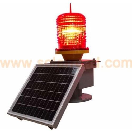 High Brightness Solar Warning Light Solar Tower Crane Warning Light Beacon Light