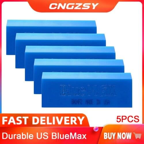 5PCS Bluemax Squeegee 13*5cm Rubber Scraper Auto Vinyl Wrap Window Tint Tool Window Cleaning Water Wiper Car Styling Tools 5B02B