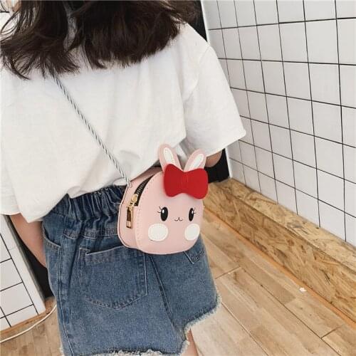 New Childrens Shoulder Bag PU Girls Messenger Bag Cartoon Cute Coin Purse Backpack Kids Girls Mini Handbag Childrens Crossbody