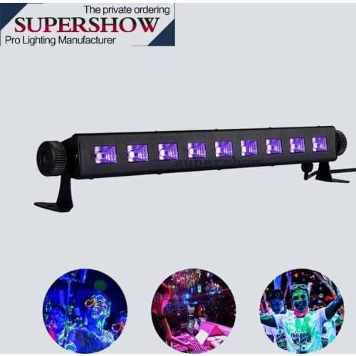 Outdoor Waterproof 9pcs LED 9x3w UV Light wall washer led lights for wedding party wash wall lighting