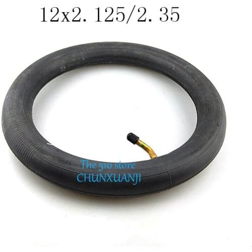 High-quality Inner Tube Size 12 x 2.125 / 2.35 Bent Angle Valve Stem tube for Schwinn Tricycle Roadster 12" Bike tube