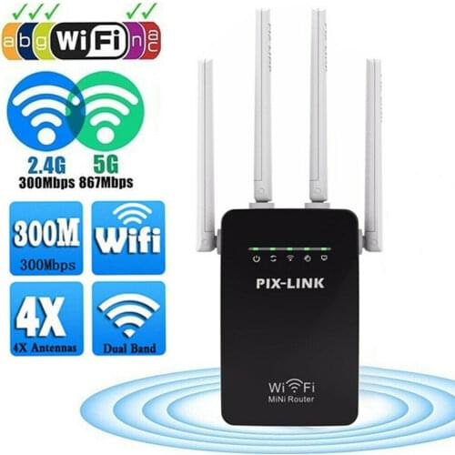 WiFi Range Extender Internet Booster Network Router Wireless Signal Repeater