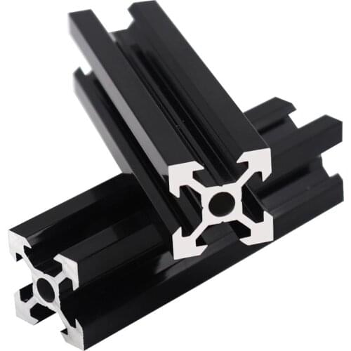 1PCS 2020 V-Slot European Standard Anodized Aluminum Profile Extrusion Linear Rail for CNC 3D Printer