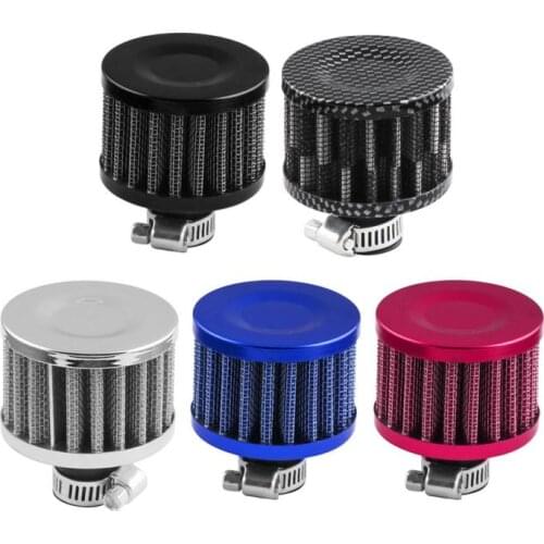 12MM Auto Car Accessories OIL Cold Air Intake Crank Case Turbo Vent Breather Filter Universal Interface Motorcycle Air Filter