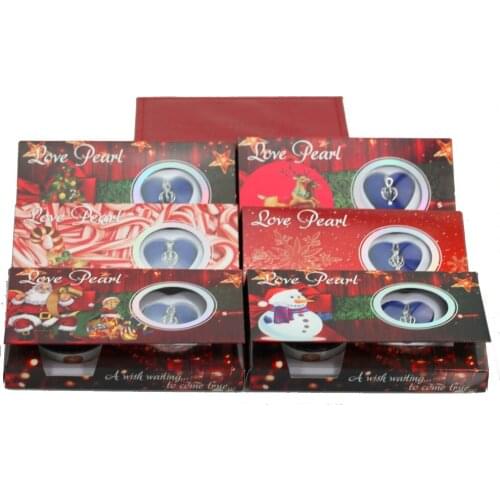 2017 New Styles Love Pearl Freshwater Oyster Wish Pearls Heart Cage Pendant Necklace Xmas&New Year Gifts 5pcs FP376