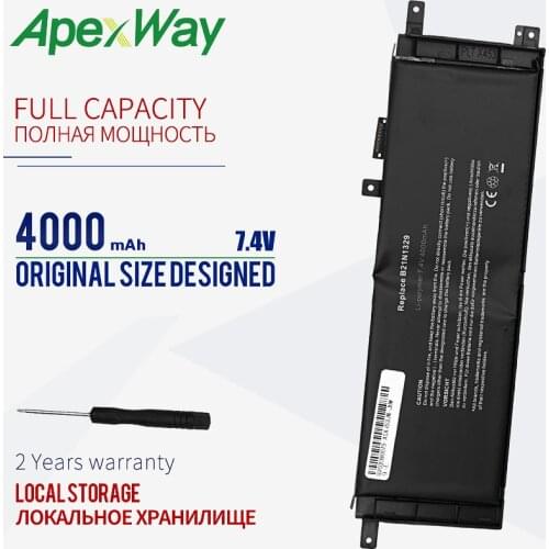 7.4V Laptop Battery B21N1329 for ASUS X453 X553 X403 X503 F453 F553 P553 D553 Series X453MA X553MA X553M X553B X403M X403MA