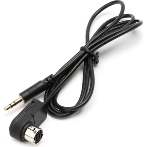 3.5mm Car Aux Input Cable Mini Plug Jack For ALPINE AI-NET iPhone MP3 Ornate