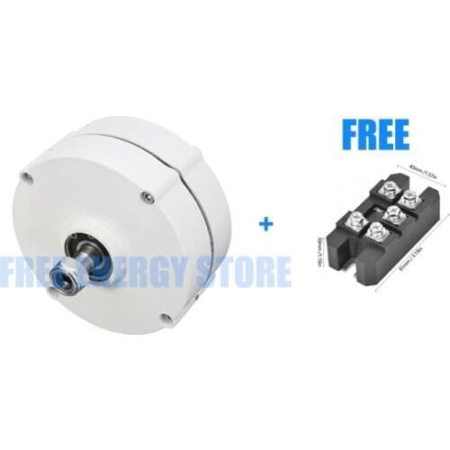 China Generator 1000W 2000W 3000W 12V 24V 3 Phase Gearlessermanent Magnet Generator AC Alt Pernators For Wind Turbine DIY