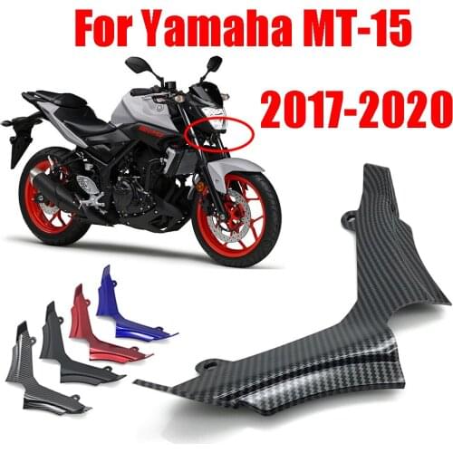 For Yamaha MT15 MT-15 2017-2020 Motorcycle Wings Front Fender Beak Nose Pneumatic Fairing Extension Extender Cover Accessories