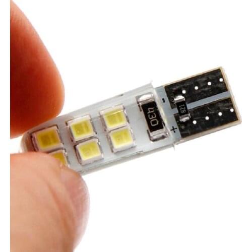 Energy Saving, Environmental Protection, 2Pcs T10 W5W Waterproof 2835 12 SMD Wedge License Plate side turn signal light