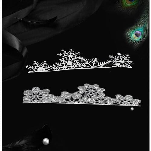 Photo Frame Snowflake Metal Cutting Dies Diy Scrapbooking Embossing Album Paper Card Stencil Templates