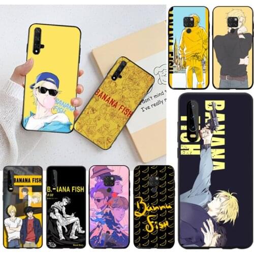 HPCHCJHM Banana Fish anime Phone Case Cover for Huawei P40 P30 P20 lite Pro Mate 20 Pro P Smart 2019 prime