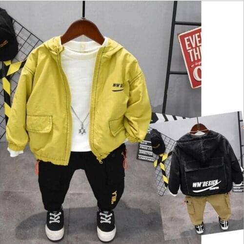 Boy Clothes spring and autumn Children Clothing 2019 New Kids Cotton Cute Sets Baby Boy 3pcs Outfit Costumes Baby Clothing Set