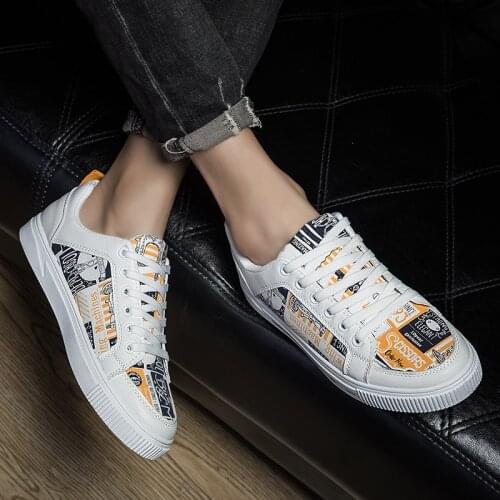 Spring Fashion Men Vulcanize Shoes Brand White Sneakers Outdoor Walking Male Shoes Adult Breathable Men Casual Shoes