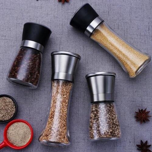 Pepper Coffee Grinder Pepper Mill Glass Pepper Pepper Coffee Grinder Manual Glass Milling Maker