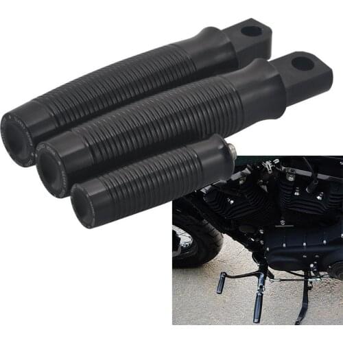 Motorcycle Black Aluminum Footrest Shifter Foot peg For Harley Sportster Iron 883 XL883N / Forty Eight XL1200X Shifter Peg