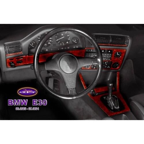 For BMW E30 1985-1994 Dashboard Kit, Interior Stickers, Trims, Coating, Cover, Decorative, Car Accessories, Protect