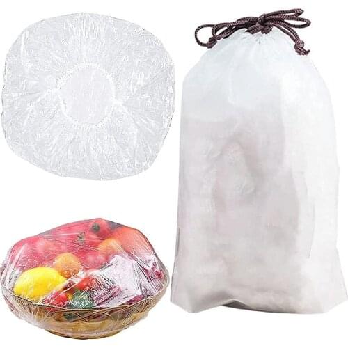 Fresh Keeping Bags Reusable Sealing Bags Food Cover Elastic Stretch Adjustable Bowl Lids Kitchen Wrap Seal Fresh Keeping Caps