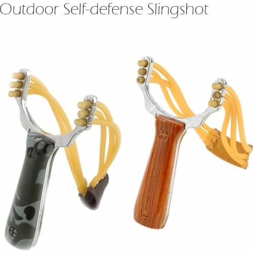 Indoor Outdoor Games Plastic Gift Hunt Catapult Rubber Band Toys Slingshot Sports Aluminium Marble Hunting Camouflage Bows Zxh