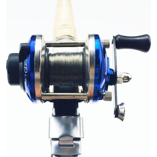 Portable Full Metal Mini Ice Fishing Reel 3.6:1 Winter Wheel River Plate Baitcast Coil Roller Spinning Fishing Boat Reels