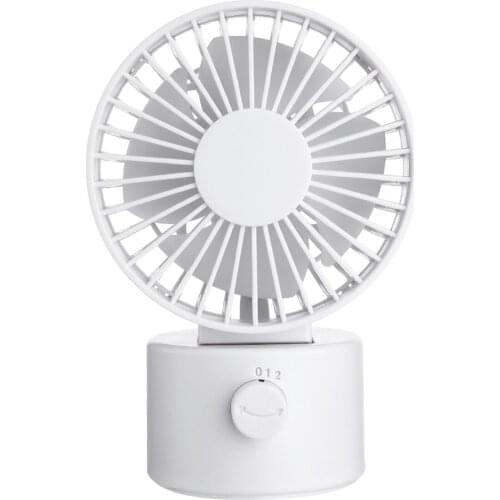 Portable Desktop Oscillating Fan With Adjustable Head 2 Speeds USB Fan For Home Office Travel Powerful But Quietly