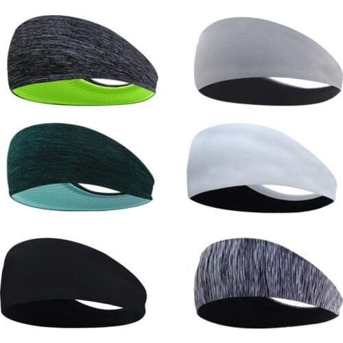Men Headband Absorbent Cycling Yoga Sweat Sport Headband Men Sweatband for Men and Women Yoga Hair Bands Head Sweat Bands Sports