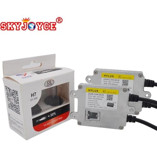 SKYJOYCE Canbus HID Kit H1 H3 H7 H11 9005 9006 Yeaky HID Bulb 4500K 5500K 6500K Hylux 2A88 Original Canbus hid light globe kit