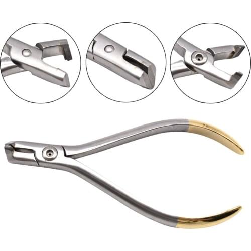 1Pcs Dental Orthodontic Tool Filament Forceps End Cutting Distal End Cutter Cut Off Clamp Stainless Steel Pliers