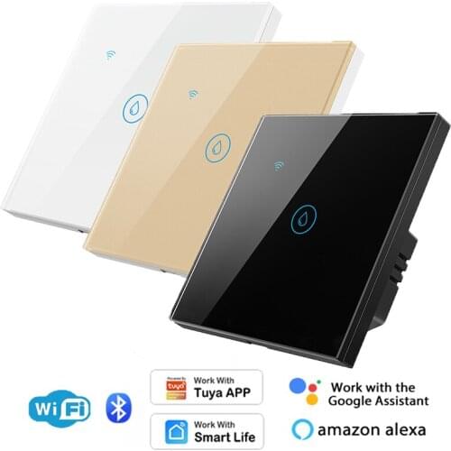 20A Bluetooth Wifi Smart Water Heater Switch Touch Switch for Tuya Smart Life APP Timer Automation Work With Alexa Google Home