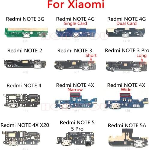 USB Charging Port Connector Charge Dock Socket Jack Plug Flex Cable For Xiaomi Redmi NOTE 5A 5 PRO 4X X20 4 3 / Redmi NOTE 3G 4G