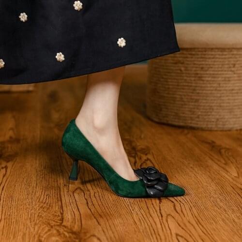 Замшевые туфли-лодочки WQGZZD China At AliExpress