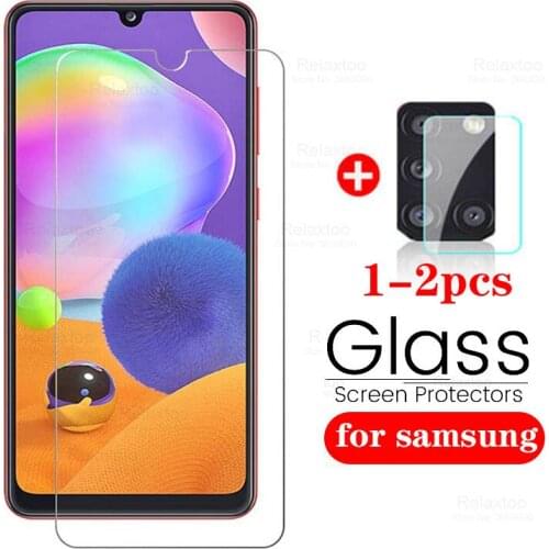 Protective Glass For samsung galaxy a31 a 31 screen protector sm a31 31 a safety armor tempered Film lens film a315F 1-2pcs