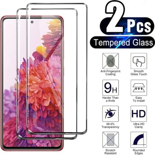 2Pcs Screen Protector Tempered Glass for samsung galaxy S20 FE 5G S20 se protective glass Film On the samsung s 20 fe s20fe
