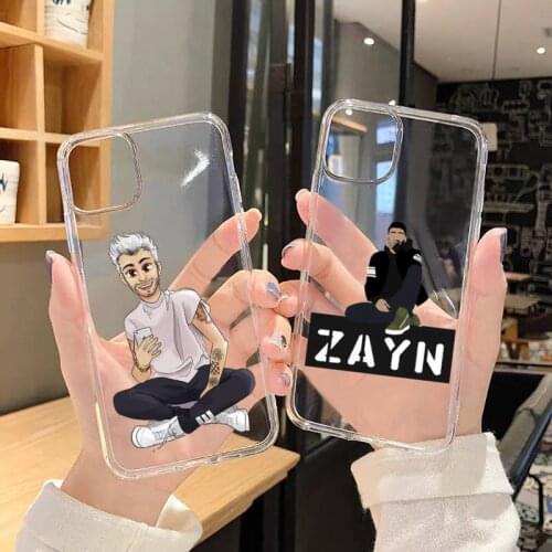 Zayn malik Aesthetic Amazing landscape Phone Case Transparent for iPhone 11 12 mini pro XS MAX 8 7 6 6S Plus X 5S SE 2020 XR