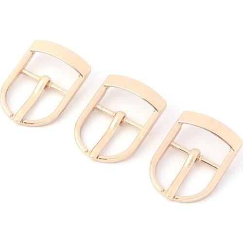 19mm Light Gold Metal Adjuster Slide Buckles,Belt Strap Buckle Purse Clasp Pin Handbag Webbing Bag Luggage Hardware Accessories