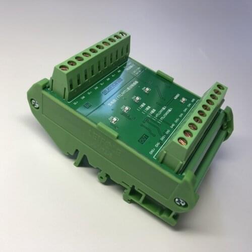 2/3/4 channel TTL HTL Single-ended Open Collector Pulse Signal NPN PNP to differential, PLC Output to Drive Servo 2MHz