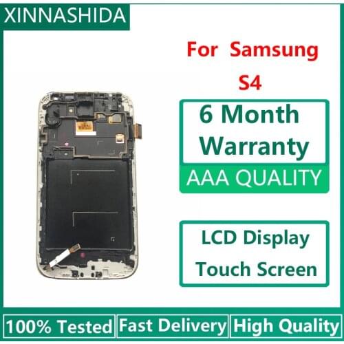 5.0'' LCD S4 for SAMSUNG Galaxy S4 LCD Display with Frame GT-i9505 i9500 i9505 i9506 i9515 i337 Touch Screen Digitizer