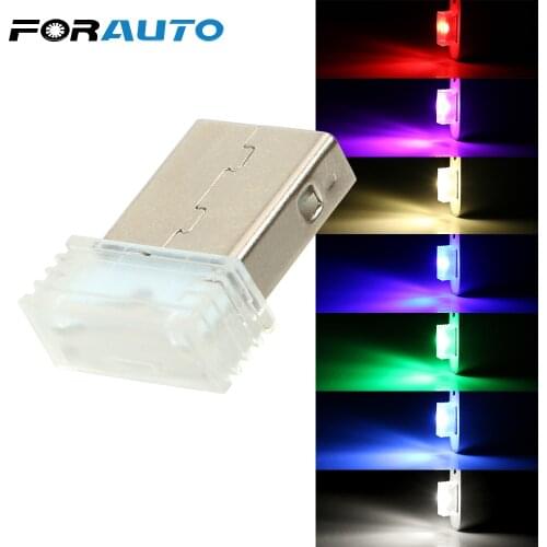Car LED Atmosphere Lights Mini USB Decorative Lamp Car-styling Auto Interior Lights Ambient Lamp Universal Emergency Lighting
