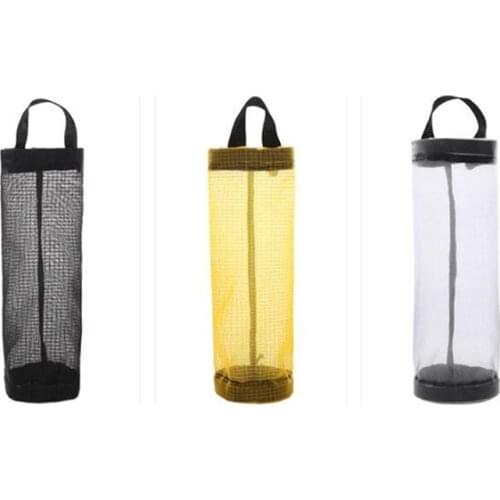 Grocery Bags Holder Wall Mount Storage Dispenser Plastic Kitchen Organizer