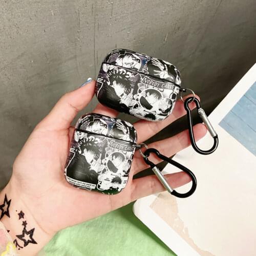 Anime Jujutsu Kaisen Ryomen Sukuna Wireless Bluetooth Earphone Case For AirPods Pro 2 Box Protection Soft Silicon Headset Cover