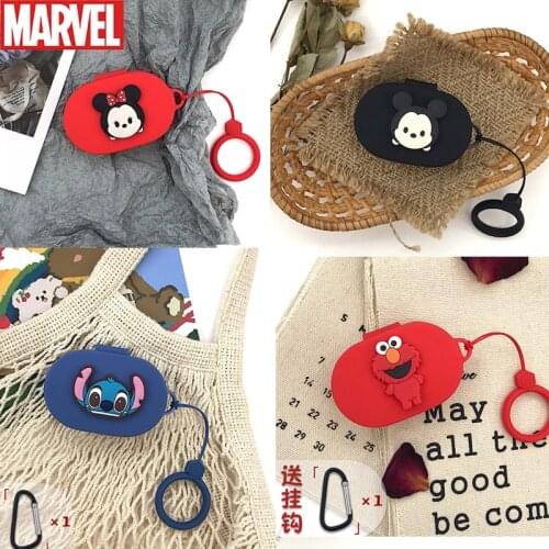 Earphone Case Cover For Xiaomi Redmi Airdots Airdots3 Cartoon Silicone Wireless Bluetooth Headphone Case Charger Box With Straps