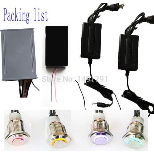 Escape room four color buttons for escape secret chamber room four magic metal buttons