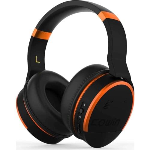 COWIN E8[Upgraded] ANC Bluetooth Headphone Wireless Active Noise Cancelling Headphones Over Ear Bluetooth Headset With mic