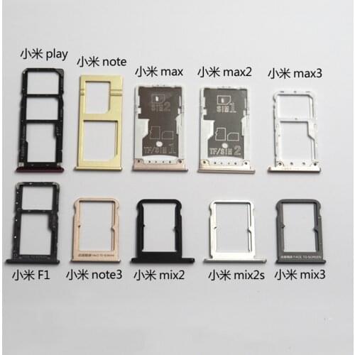 SIM Card Tray Slot Holder Adapter Accessories For Xiaomi Mi Max 2 3 Pocophone F1