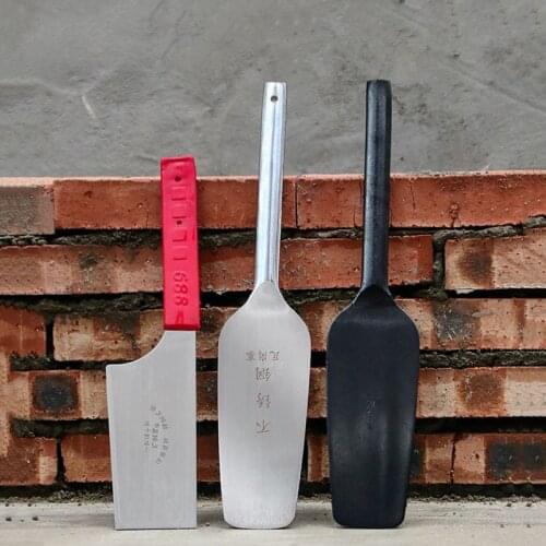 Brick Knife Stainless Steel Double-sided Tile Knife Durable Alloy Steel Mud Knife Bricklayer Efficient Construction Tools