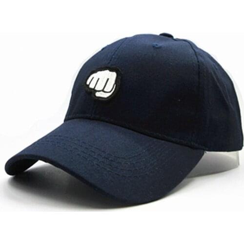 Fist Embroidery Cotton Baseball Cap Hip-hop Cap Adjustable Snapback Hats for Men and Women 171