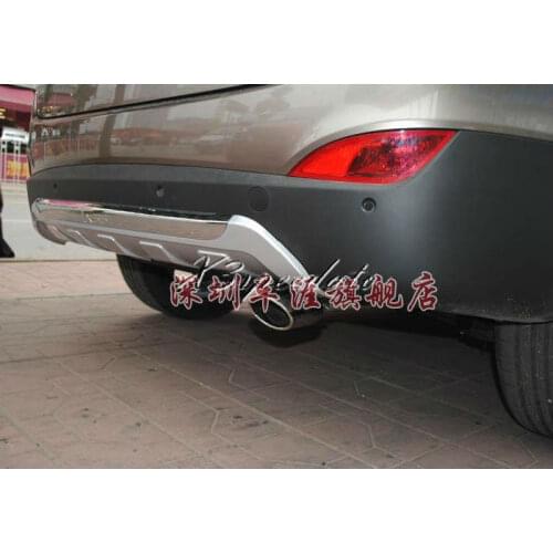 Chrome Stainless Steel Exhaust Muffler Tip Tips For 2010 -2014 Hyundai Ix35