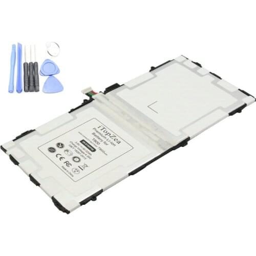 ITopZea 1x7900mAh lithium lon battery EB-BT800FBE Replacement For Samsung Galaxy Tab S 10.5''T800 T801 T805 T807 SM-T805c+Tools